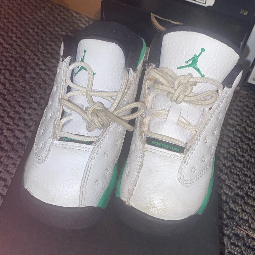 Jordan 12 Retro White/Lucky Green-Black